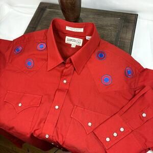 Phish Donut Western Style Button Down Long Sleeve Shirt (16"-32")